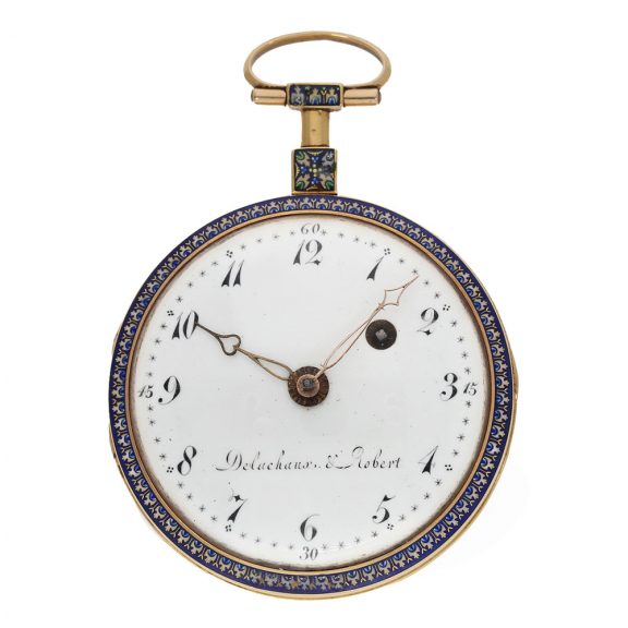 English 18 carat gold and enamel Lépine watch Circa 1780 English 18 carat gold and enamel Lépine watch Circa 1780