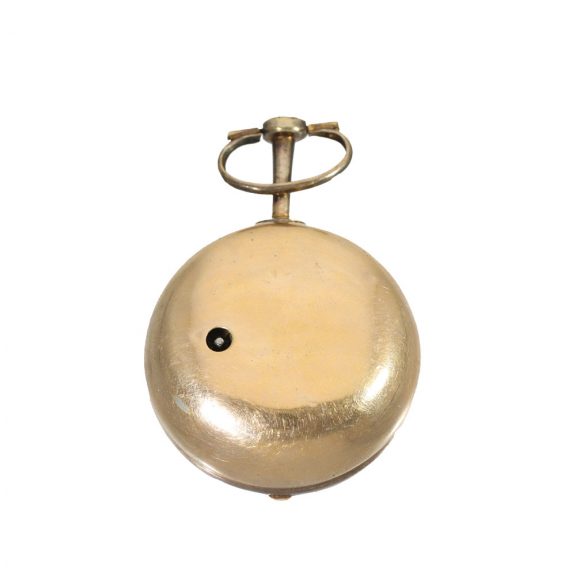English gold silver pair case verge pocket watch Circa 1754 English gold silver pair case verge pocket watch Circa 1754