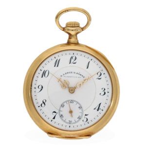 German 18 carat gold small lever escapement watch Circa 1915