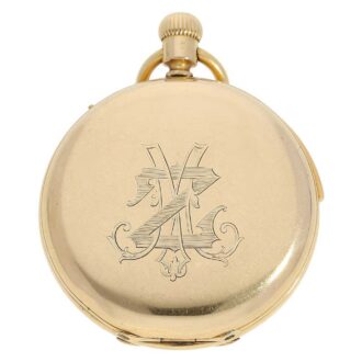 English gold hunting cased minute repeating lever Circa 1874 English gold hunting cased minute repeating lever Circa 1874