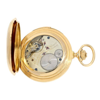 German gold lever with minute repeater Circa 1899