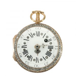 French 18 carat gold historically important pocket watch Circa 1770