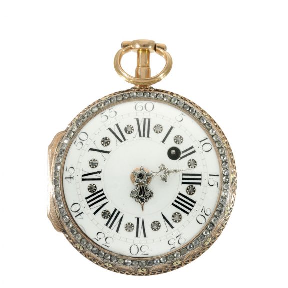 French 18 carat gold historically important pocket watch Circa 1770