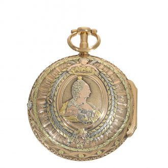 French 18 carat gold historically important pocket watch Circa 1770