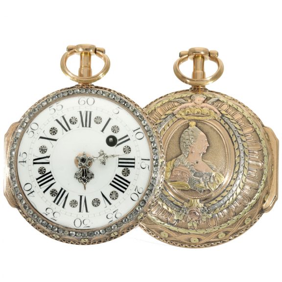 French 18 carat gold historically important pocket watch Circa 1770 French 18 carat gold historically important pocket watch Circa 1770