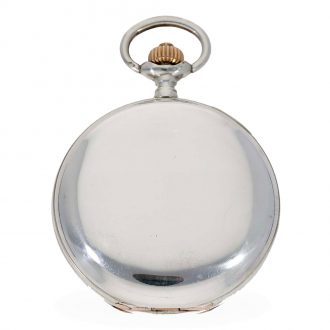 German silver full hunter cased possibly apprentice watch Circa 1893