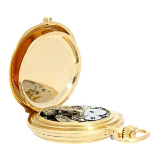 German gold repeater with seconds and calendar Circa 1878