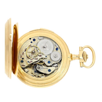 German gold repeater with seconds and calendar Circa 1878