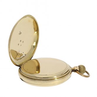 English half hunting case pocket watch Circa 1896 English half hunting case pocket watch Circa 1896