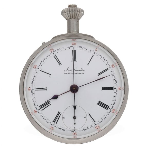 Swiss extremely rare split seconds chronograph Circa 1890