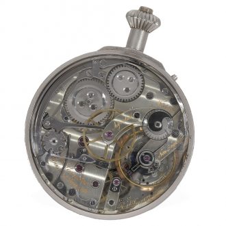 Swiss extremely rare split seconds chronograph Circa 1890