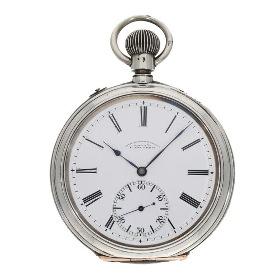 German silver large deck watch with lever escapement Circa 1920