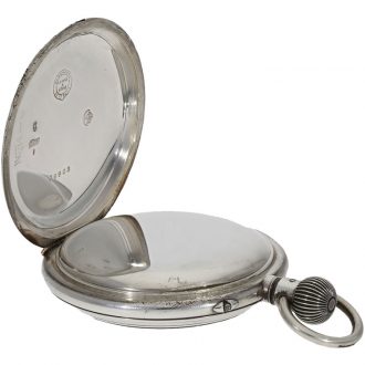 German silver large deck watch with lever escapement Circa 1920