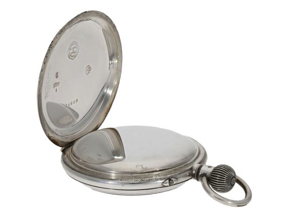 German silver large deck watch with lever escapement Circa 1920 German silver large deck watch with lever escapement Circa 1920