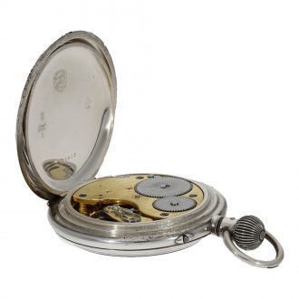 German silver large deck watch with lever escapement Circa 1920