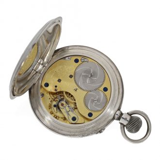 German silver large deck watch with lever escapement Circa 1920