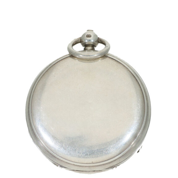 English silver “Duo in Uno” chronometer watch with power reserve Circa 1869 English silver “Duo in Uno” chronometer watch with power reserve Circa 1869