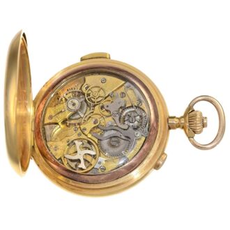 Swiss gold astronomical watch with 6 complications Circa 1890