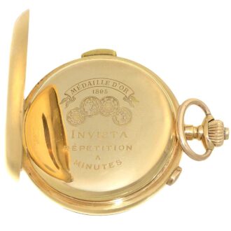 Swiss gold astronomical watch with 6 complications Circa 1890