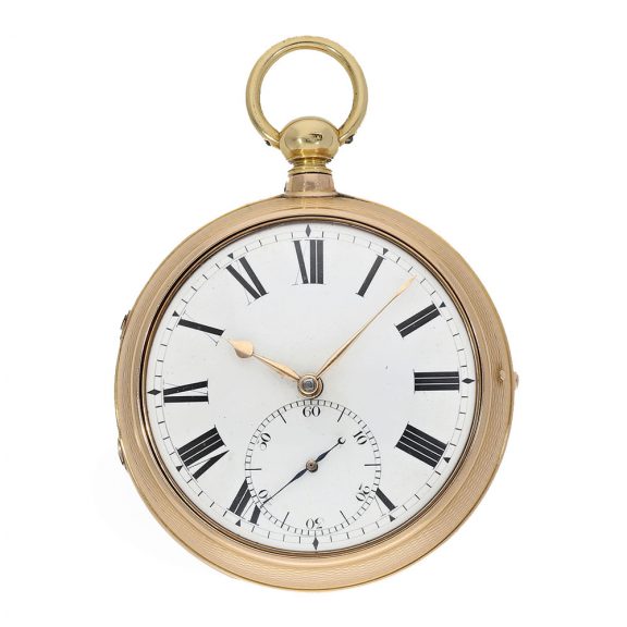 Rare English 18K gold pair cased chronometer Circa 1805