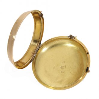 Rare English 18K gold pair cased chronometer Circa 1805