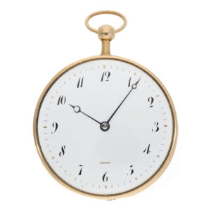 Rare French 18 carat gold repeating Lépine watch Circa 1795