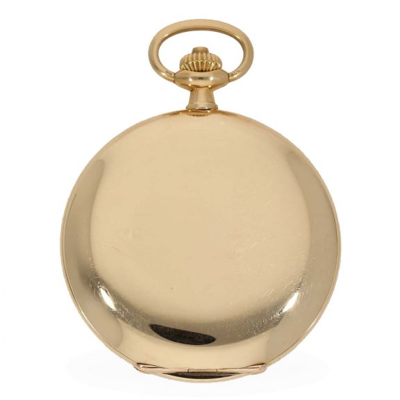 German 14 carat gold ‘first quality’ full hunter cased watch Circa 1939 German 14 carat gold ‘first quality’ full hunter cased watch Circa 1939