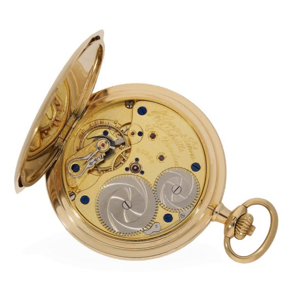 German 14 carat gold ‘first quality’ full hunter cased watch Circa 1939 German 14 carat gold ‘first quality’ full hunter cased watch Circa 1939