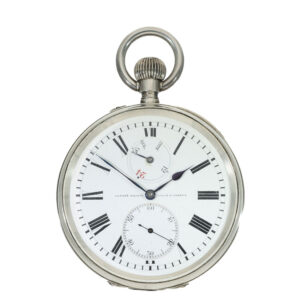 Swiss silver deck watch with chronometer escapement Circa 1908
