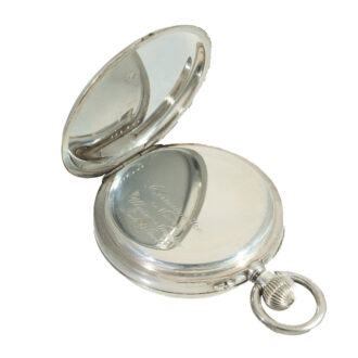 Swiss silver deck watch with chronometer escapement Circa 1908