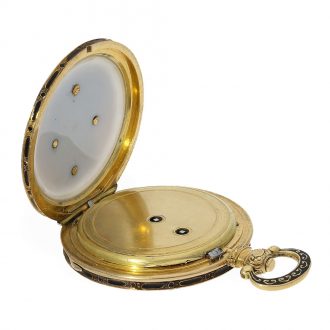 French gold and enamel Neo Renaissance Lépine watch Circa 1870