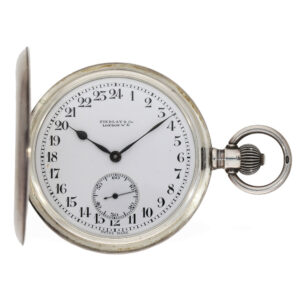 Swiss silver chronometer with a 24 hour dial Circa 1930