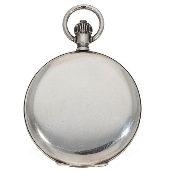 Swiss silver chronometer with a 24 hour dial Circa 1930 Swiss silver chronometer with a 24 hour dial Circa 1930