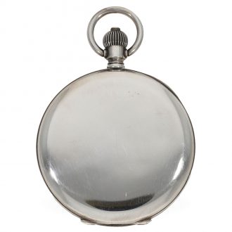 Swiss silver chronometer with a 24 hour dial Circa 1930