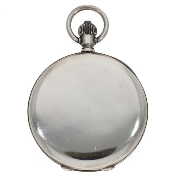 Swiss silver chronometer with a 24 hour dial Circa 1930 Swiss silver chronometer with a 24 hour dial Circa 1930