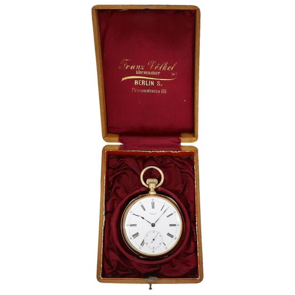 Swiss gold five minute repeating lever watch Circa 1880 Swiss gold five minute repeating lever watch Circa 1880