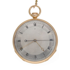 Swiss 18K gold repeating Breguet type Lépine watch Circa 1820