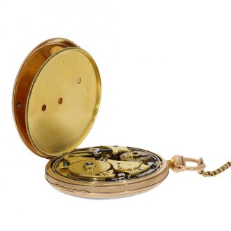Swiss 18K gold repeating Breguet type Lépine watch Circa 1820 Swiss 18K gold repeating Breguet type Lépine watch Circa 1820