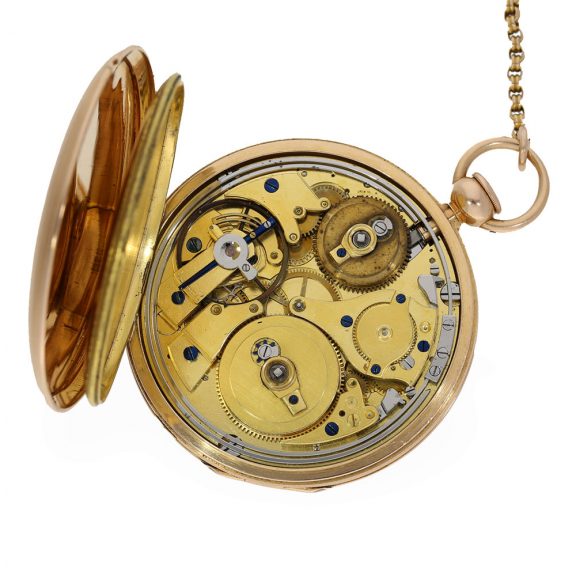 Swiss 18K gold repeating Breguet type Lépine watch Circa 1820 Swiss 18K gold repeating Breguet type Lépine watch Circa 1820