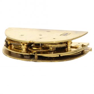 German silver snuff box with concealed verge watch Circa 1720