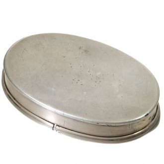 German silver snuff box with concealed verge watch Circa 1720