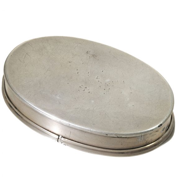 German silver snuff box with concealed verge watch Circa 1720 German silver snuff box with concealed verge watch Circa 1720