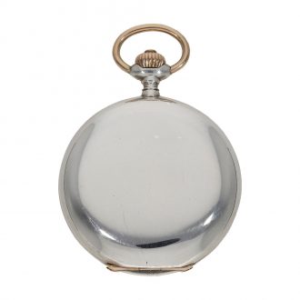 German silver large Glashütte apprentice watch Circa 1910
