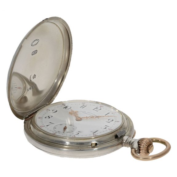 German silver large Glashütte apprentice watch Circa 1910 German silver large Glashütte apprentice watch Circa 1910