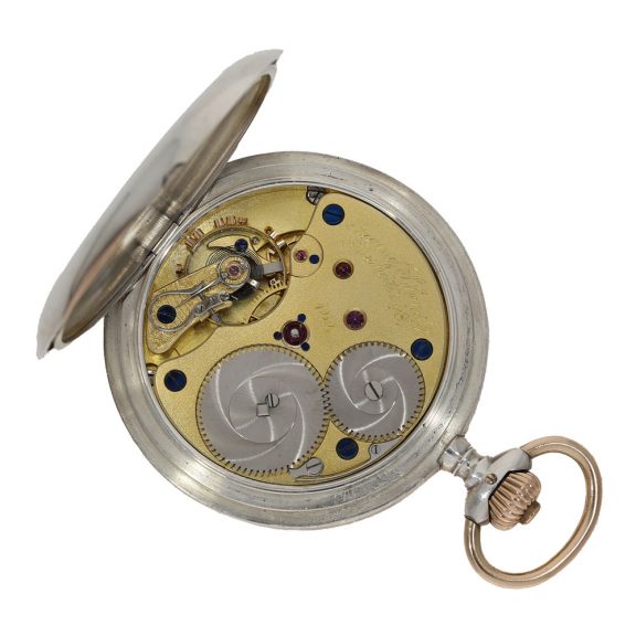 German silver large Glashütte apprentice watch Circa 1910 German silver large Glashütte apprentice watch Circa 1910