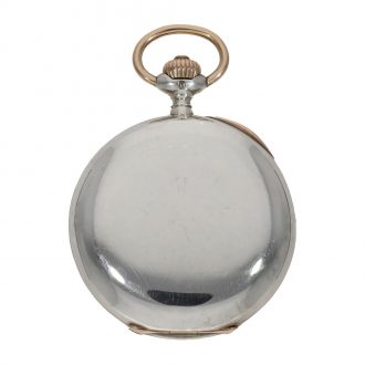 German silver large Glashütte apprentice watch Circa 1910