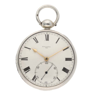 English silver pocket chronometer in super solid case Circa 1826