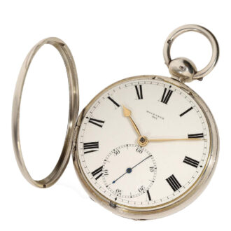 English silver pocket chronometer in super solid case Circa 1826