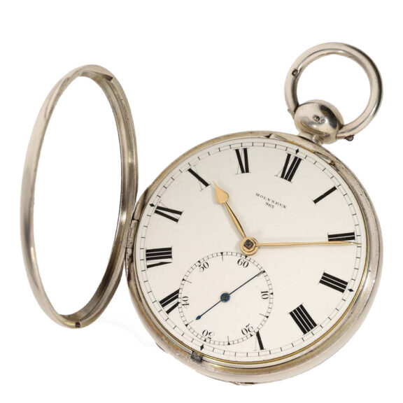 English silver pocket chronometer in super solid case Circa 1826 English silver pocket chronometer in super solid case Circa 1826