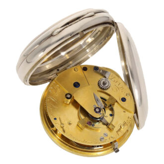 English silver pocket chronometer in super solid case Circa 1826